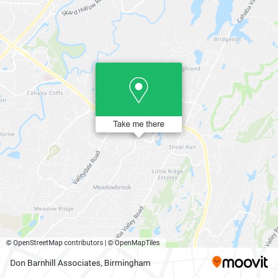 Don Barnhill Associates map
