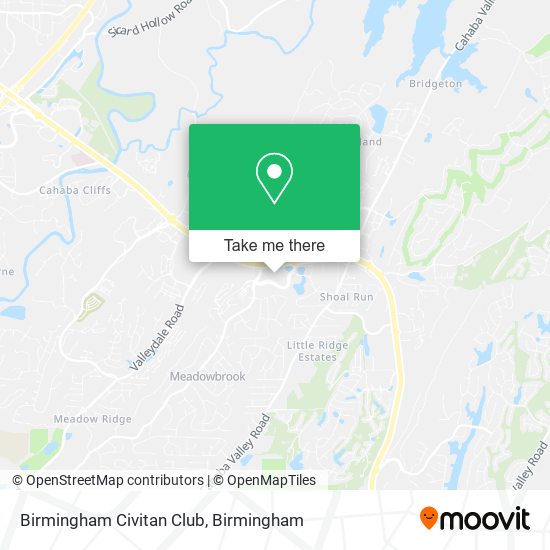 Mapa de Birmingham Civitan Club