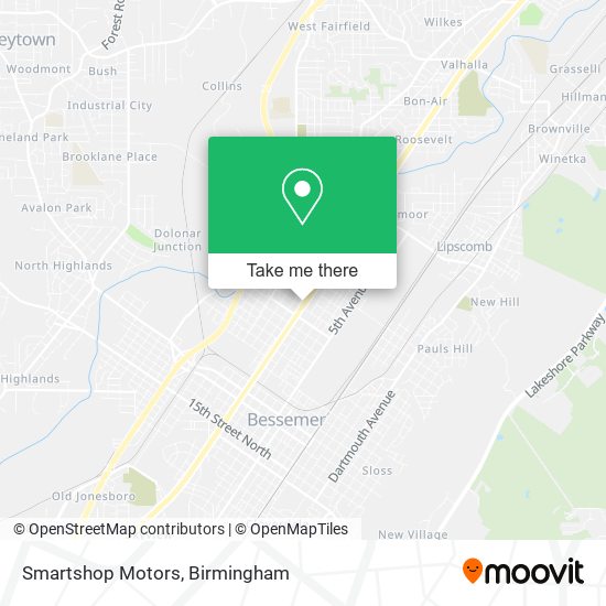 Mapa de Smartshop Motors