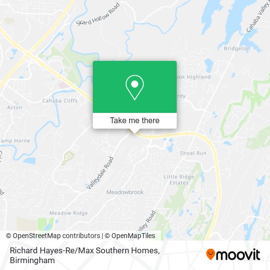 Richard Hayes-Re / Max Southern Homes map