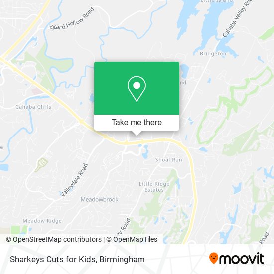 Sharkeys Cuts for Kids map