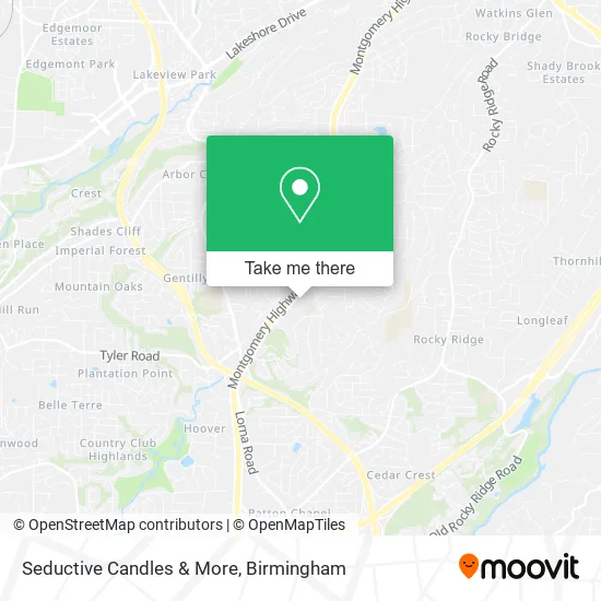Seductive Candles & More map