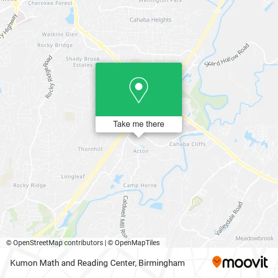 Kumon Math and Reading Center map