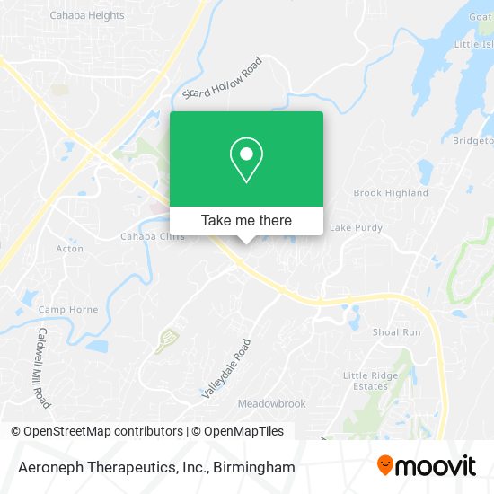 Mapa de Aeroneph Therapeutics, Inc.