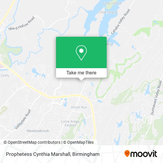 Mapa de Prophetess Cynthia Marshall