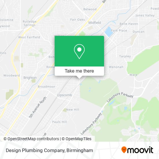 Mapa de Design Plumbing Company