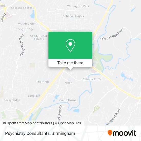 Psychiatry Consultants map