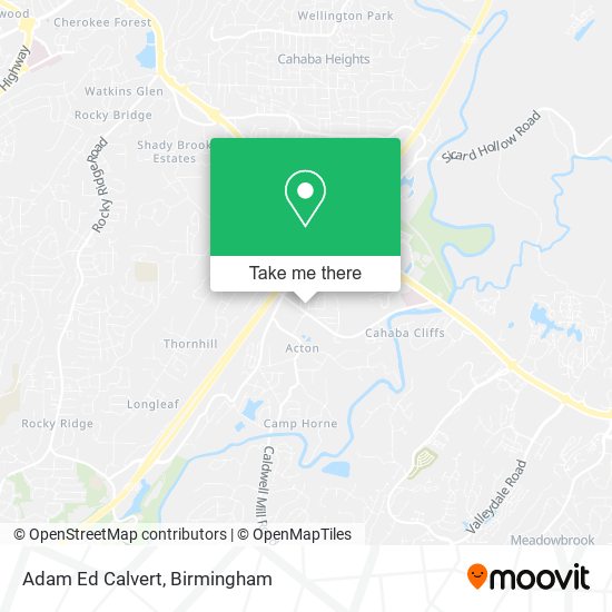 Adam Ed Calvert map