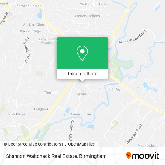 Mapa de Shannon Waltchack Real Estate