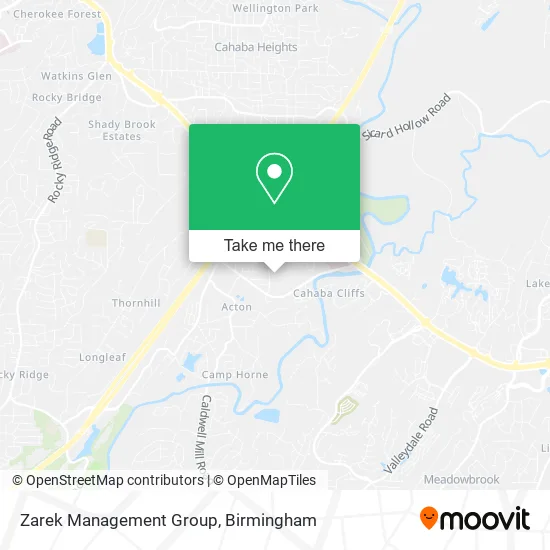 Zarek Management Group map