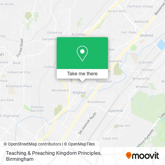 Mapa de Teaching & Preaching Kingdom Principles