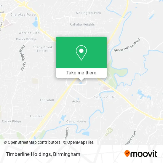 Timberline Holdings map