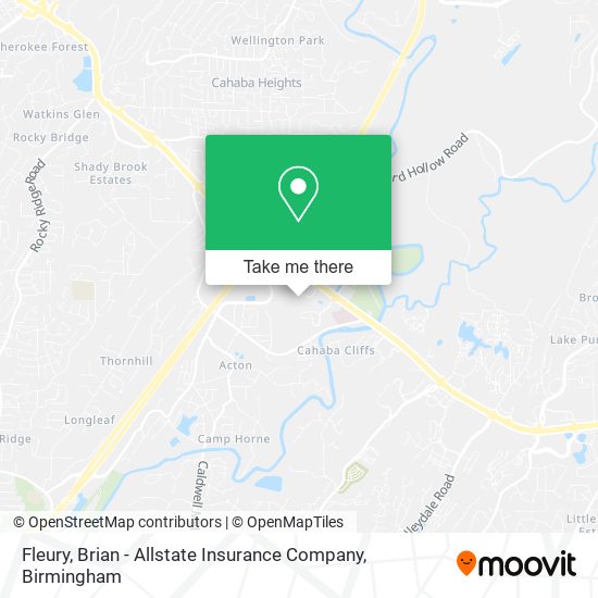 Fleury, Brian - Allstate Insurance Company map