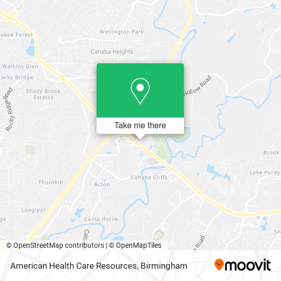 American Health Care Resources map