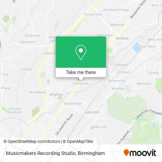 Musicmakers Recording Studio map