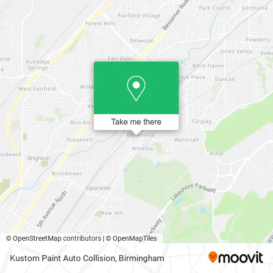Kustom Paint Auto Collision map