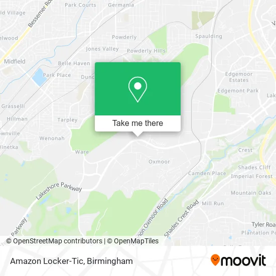 Amazon Locker-Tic map