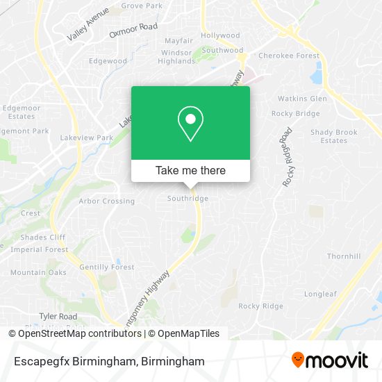 Mapa de Escapegfx Birmingham