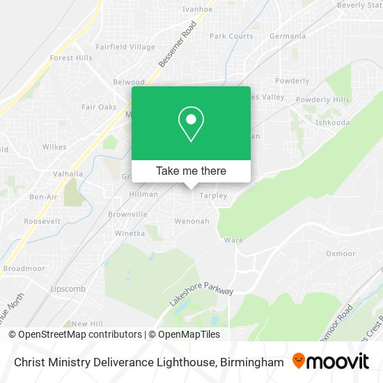 Christ Ministry Deliverance Lighthouse map