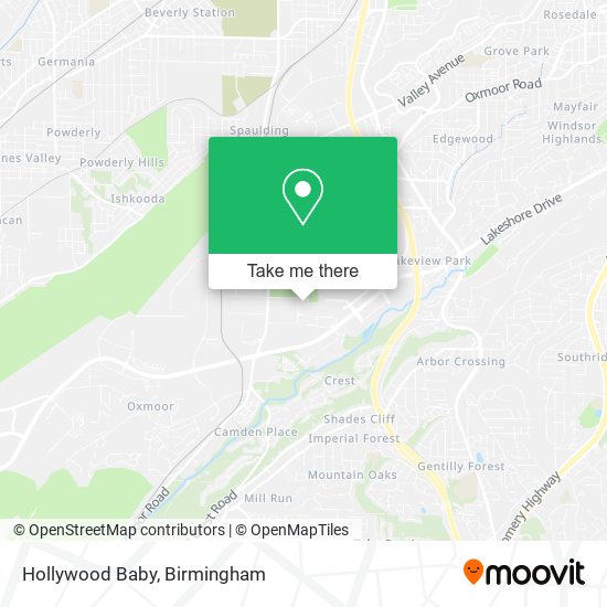 Hollywood Baby map