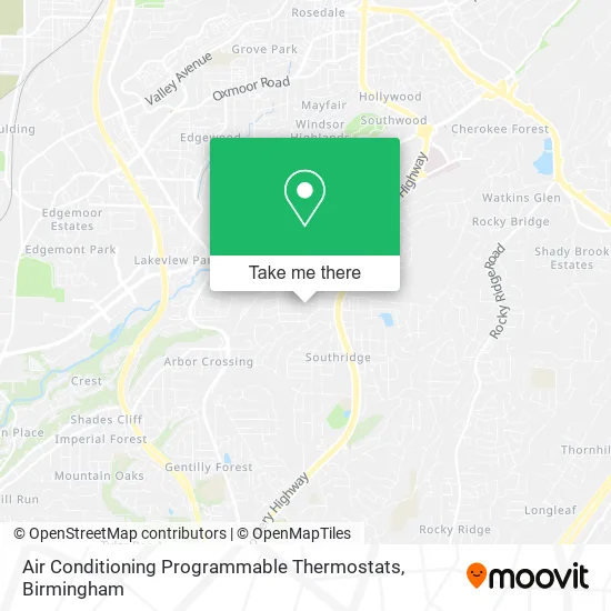 Air Conditioning Programmable Thermostats map