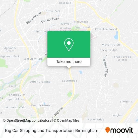 Mapa de Big Car Shipping and Transportation