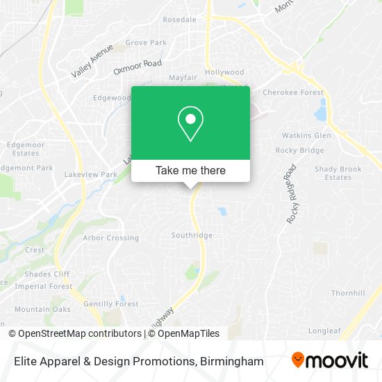 Elite Apparel & Design Promotions map