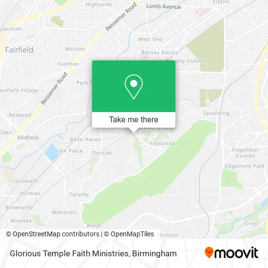 Glorious Temple Faith Ministries map