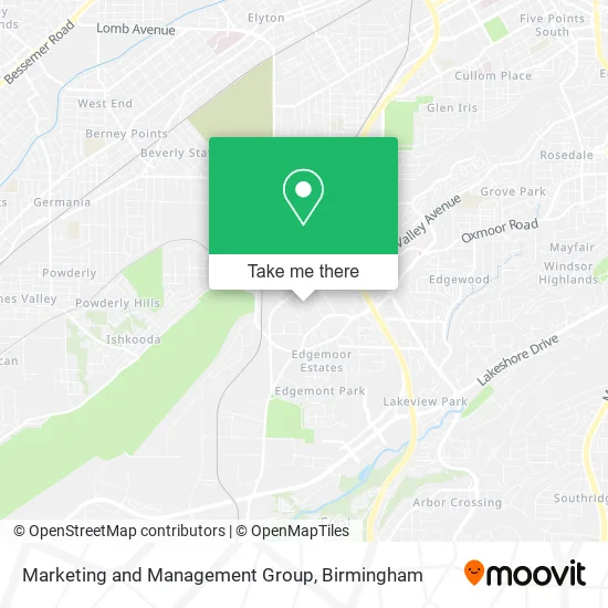 Marketing and Management Group map