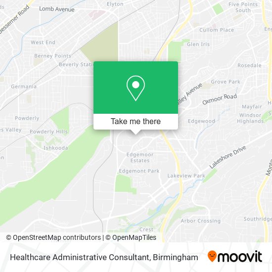 Mapa de Healthcare Administrative Consultant