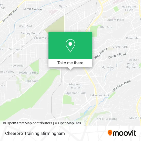 Cheerpro Training map