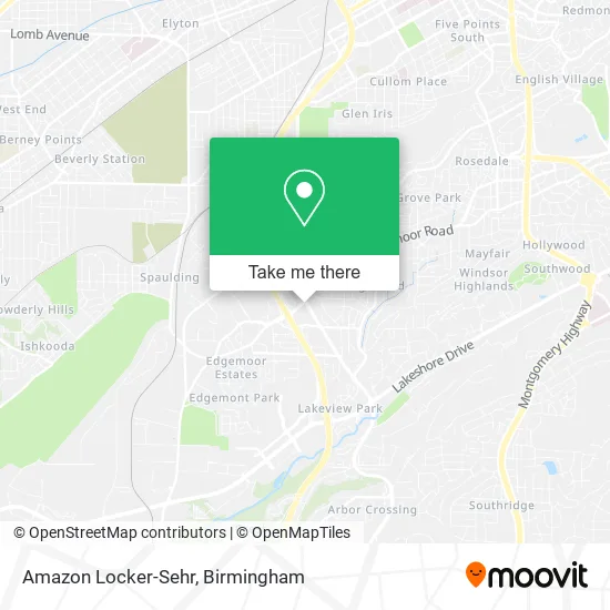 Amazon Locker-Sehr map