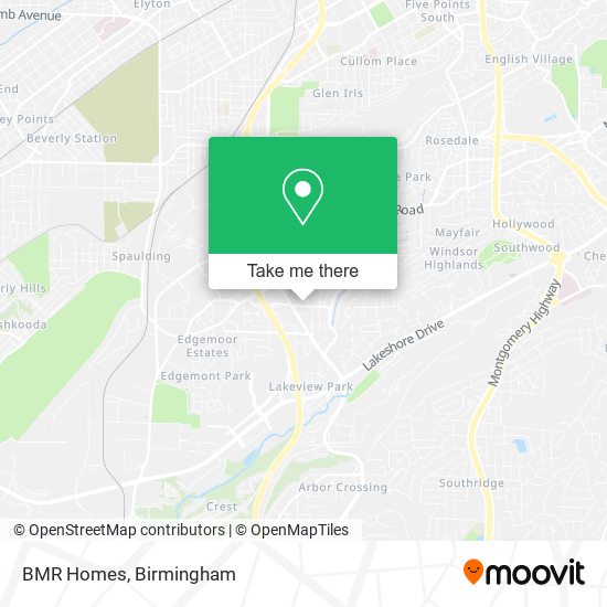 BMR Homes map