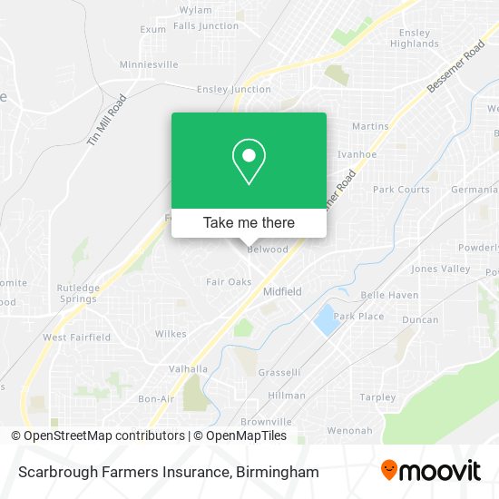 Scarbrough Farmers Insurance map