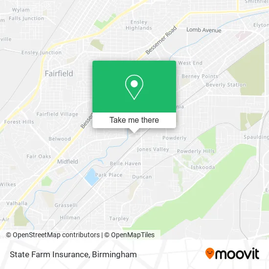 State Farm Insurance map