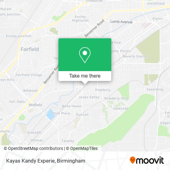 Kayas Kandy Experie map