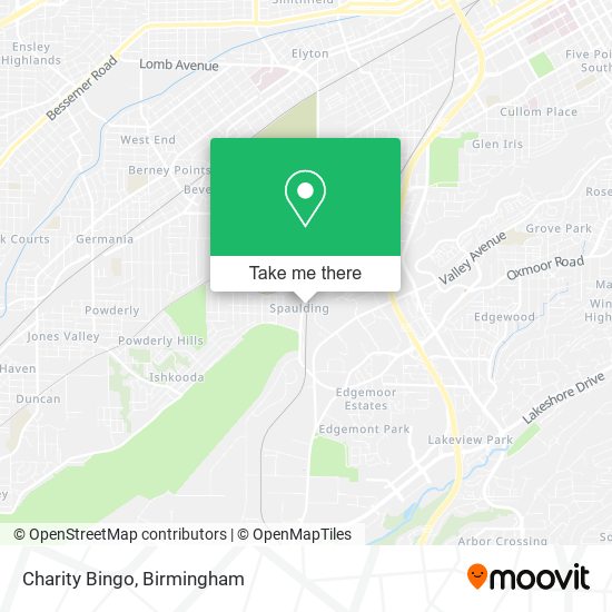 Mapa de Charity Bingo