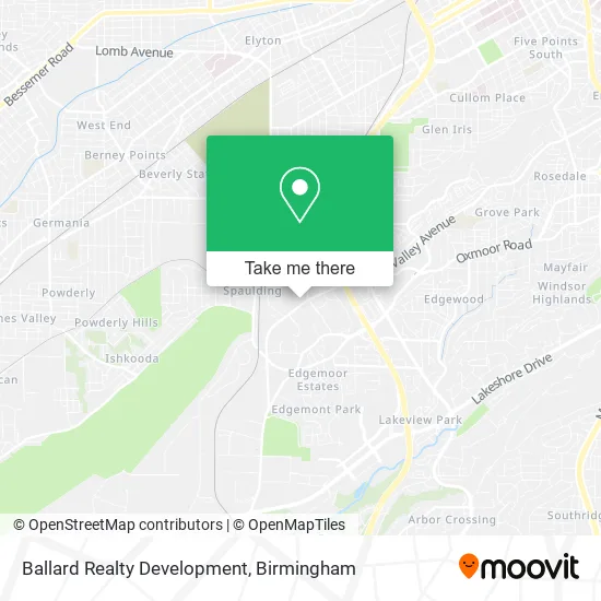 Ballard Realty Development map