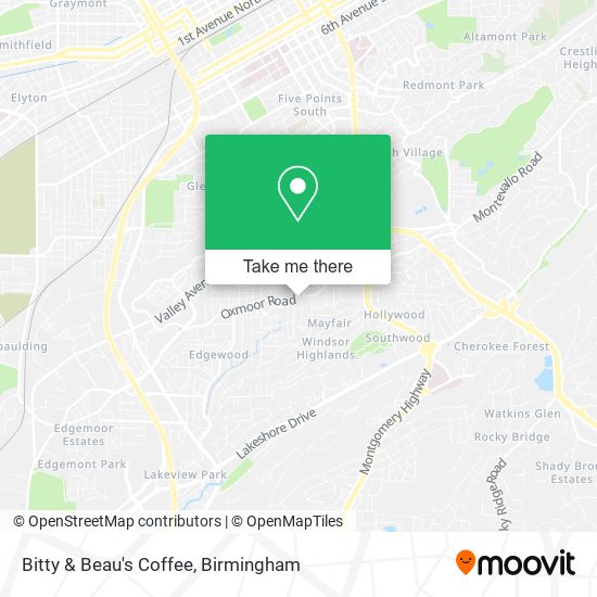 Bitty & Beau's Coffee map