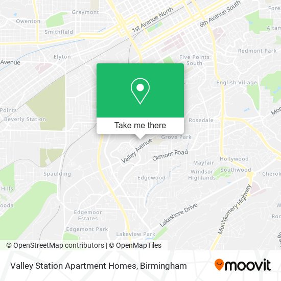 Valley Station Apartment Homes map