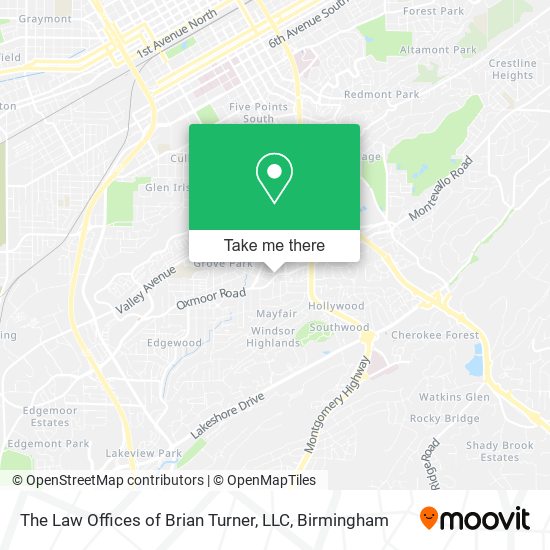 The Law Offices of Brian Turner, LLC map