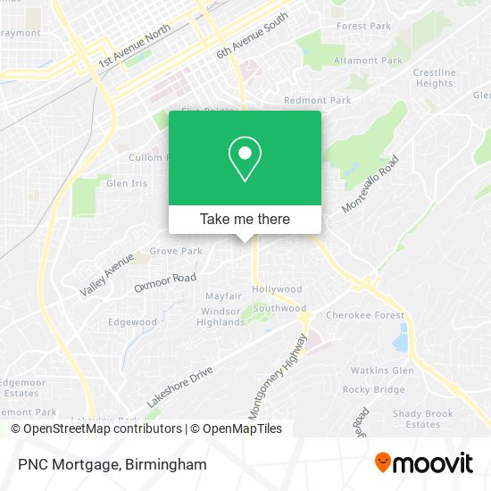 Mapa de PNC Mortgage