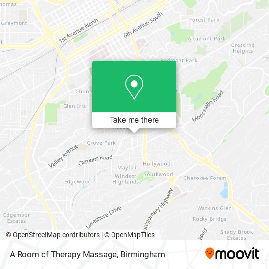 Mapa de A Room of Therapy Massage