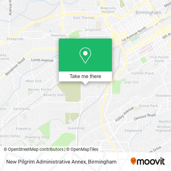 New Pilgrim Administrative Annex map
