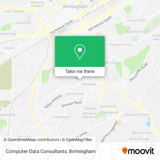 Computer Data Consultants map