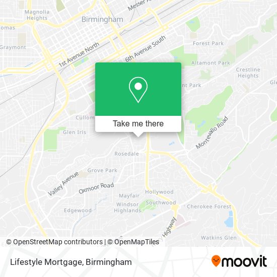 Mapa de Lifestyle Mortgage