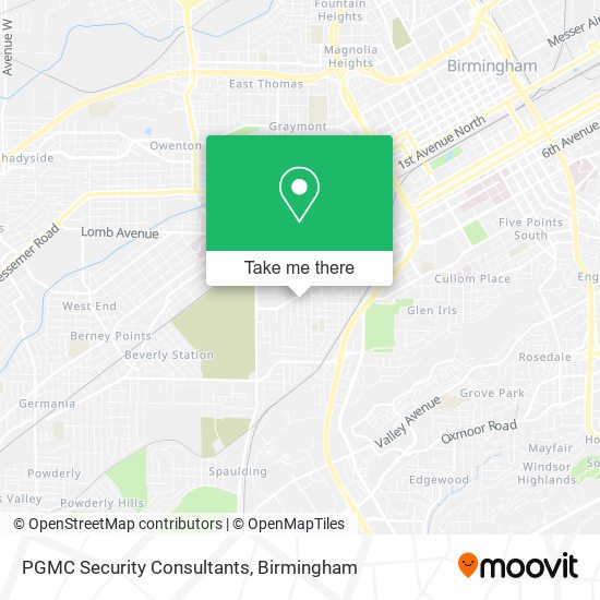 Mapa de PGMC Security Consultants