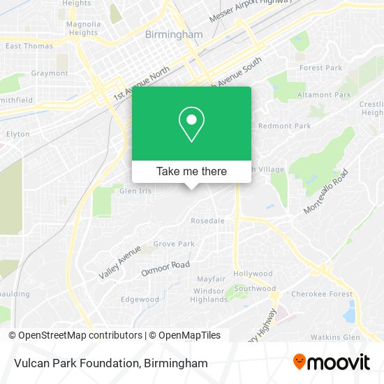 Mapa de Vulcan Park Foundation