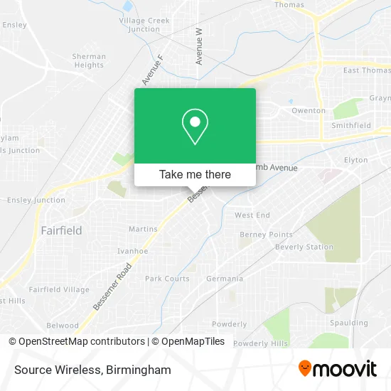 Source Wireless map