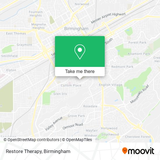 Mapa de Restore Therapy